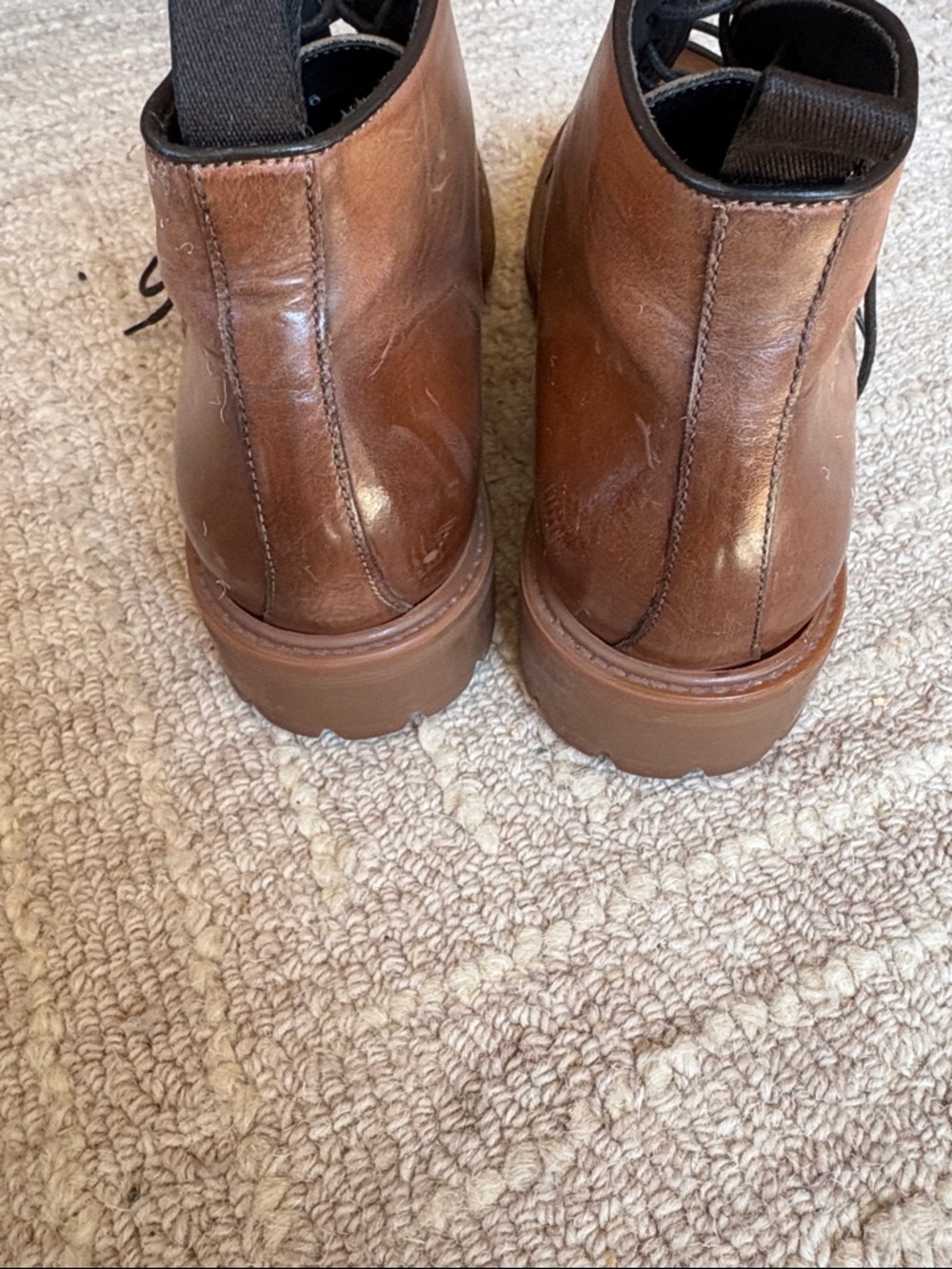 Brooks Brothers Tan/Brown Leather Chukka Boots - Picture 9 of 9
